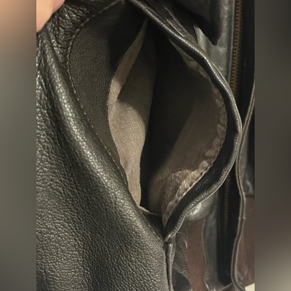 Vintage LL Bean men’s leathered bomber jacket A1 Military G2 flight Size 44 EUC - Picture 7 of 16